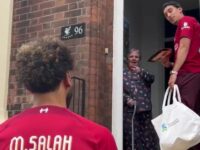 (Video) “Gary, it’s Mo Salah!” – Mo Salah and Kostas Tsimikas surprise Liverpool fans around the city