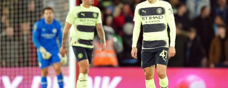 Phil Foden Is A Doubt For 4th Round FA Cup Tie Against Arsenal