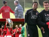 Patrice Evra reveals he once ‘nearly killed’ Gary Neville in Manchester United training