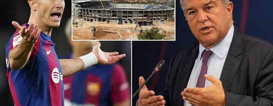 Barcelona could be KICKED OUT of next season’s Champions League and lose funding for £1.2bn Nou Camp renovation if bribery case brought against them goes to trial… but club are confident the case is crumbling