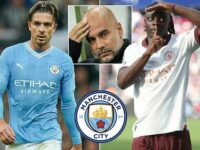 Pep Guardiola lays down a challenge to both Jack Grealish and Jeremy Doku in their battle to claim Man City’s left-wing spot – insisting ‘who performs better’ will start