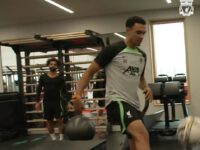 (Video) Salah hilariously scolds Trent & Szoboszlai for their cheeky gym antics