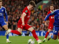 (Images) What Klopp did with Ben Doak at full-time against Leicester City
