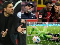 Xabi Alonso’s Bayer Leverkusen move 11 points clear at the top of the Bundesliga thanks to a HOWLER from Mainz’s goalkeeper…as Bayern Munich plot to replace Thomas Tuchel with the runaway leader’s in-demand manager