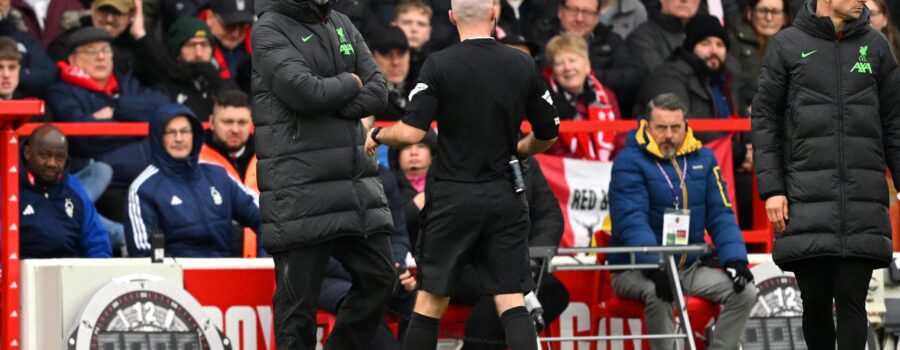 Jurgen Klopp was left ‘absolutely furious’ at one moment during 2nd half of Forest v Liverpool