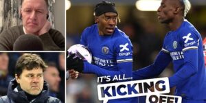 Chelsea is a ‘CESSPIT of over-inflated egos’, claims Chris Sutton on It’s All Kicking Off… Noni Madueke and Nicolas Jackson’s penalty scrap shows the Blues are a ‘team in name only’