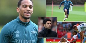 Mikel Arteta set to be handed defensive boost as Jurrien Timber nears injury return… but won’t be fit to play vs Wolves – as £40m star set to complete ‘last step’ of ACL recovery