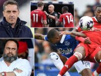 Nottingham Forest ‘could sue Sky over Gary Neville’s mafia slur’… while FA are set to throw book at club after bombshell statement, with Mark Clattenburg in hot water for Mail Sport column