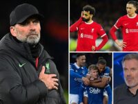 Liverpool’s title dream is ‘over’, Mo Salah has been ‘so far off it’ and Reds must make decision over ‘erratic’ Darwin Nunez’s future… Jamie Carragher’s RUTHLESS verdict after brutal derby defeat by Everton