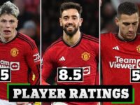 PLAYER RATINGS: Bruno Fernandes impresses for Man United in win over Sheffield United… but which two players only get a 5/10 rating?