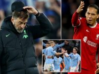 Liverpool boss Jurgen Klopp APOLOGISES after Everton defeat and admits only ‘a crisis’ at Man City and Arsenal can save their title hopes… as captain Virgil van Dijk questions if his team-mates ‘gave everything’