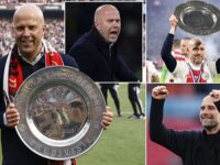 Arne Slot is inspired by Pep Guardiola, is obsessed with tactics and total control – just like his Dutch rival Erik ten Hag… so can the Liverpool target succeed where the Man United boss has failed in the Premier League?