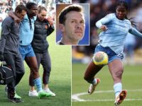 Bunny Shaw is OUT of Manchester City’s final three games of the season after the WSL’s top scorer suffered foot injury in major dent to the club’s title bid