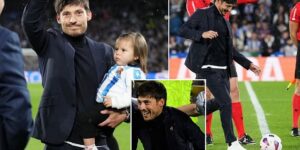 David Silva receives a guard of honour from Real Madrid AND Real Sociedad players… as the Man City and Spain legend is given a heroes welcome back at his former LaLiga club