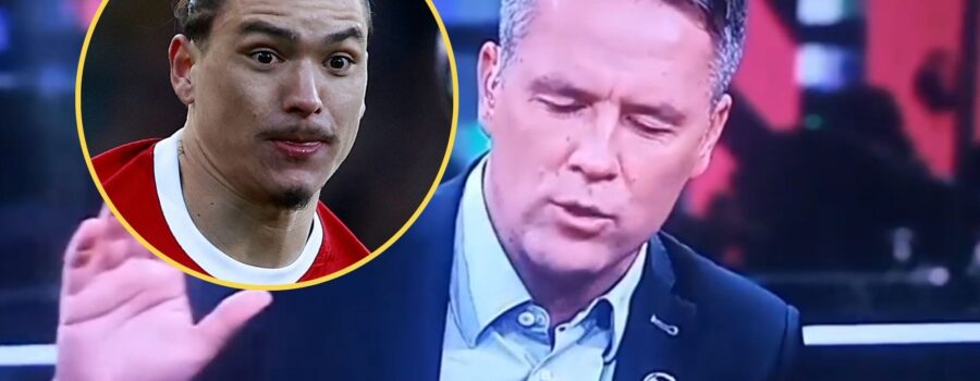 (Video) Michael Owen’s head ready to explode after what Nunez chose to do vs Everton