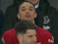 (Video) Watch what Trent was doing on Liverpool bench during dire Everton scenes