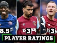 PLAYER RATINGS: Noni Madueke pips his Chelsea team-mates to player of the match award as FIVE West Ham players are given terrible 3/10 mark