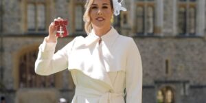 Mary Earps honoured for her services to football at Windsor Castle