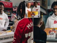 Kobbie Mainoo stuns young fans as Man United star makes surprise appearance at Match Attax event to hand out signed cards