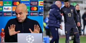 Pep Guardiola reveals the Man City injury which left him ‘so angry’ – as he takes aim at international bosses with Kyle Walker set for scan on knee issue