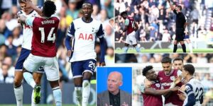 West Ham star Mohammed Kudus at risk of longer ban after being charged by the FA for lashing out at Micky van de Ven and Pape Matar Sarr during Tottenham defeat