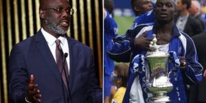 Fans shocked to find out which Premier League team George Weah supports as ex-Chelsea striker reveals his ‘love’ for rival club and their former star at Ballon d’Or awards