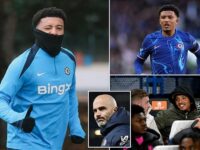 Jadon Sancho returns to Chelsea first-team training after nearly three weeks out with an illness – as Man United loanee looks to earn back a starting spot under Enzo Maresca