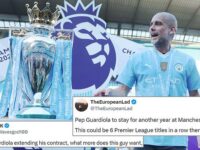 Rival fans are already fearing the worst as Pep Guardiola agrees new deal that could keep him at Man City until 2027