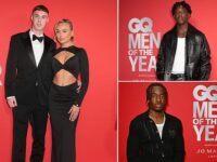 Cole Palmer makes first public appearance with his influencer girlfriend – as England duo Kobbie Mainoo and Noni Madueke join the Chelsea star at GQ Men of the Year Awards