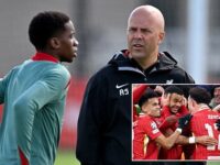 Liverpool wonderkid, 17, ‘to make full debut in EFL Cup clash against Southampton’ – as Arne Slot vows to ‘keep developing’ talented midfielder