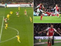 Fans slam ‘clear offside’ after Gabriel Jesus controversially put Arsenal ahead against Crystal Palace in the Carabao Cup – with VAR not used until the semi-finals