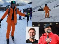 Jurgen Klopp hits the ski slopes as he enjoys his first Christmas off in a decade – with former Liverpool boss enjoying down time before starting new role at Red Bull in January