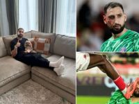 Gianluigi Donnarumma provides two-word update as PSG star shares new photo after suffering a serious facial injury against Monaco