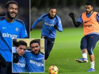 Reece James returns to training after more than a month out due to latest hamstring setback as Blues look to build their captains fitness back up