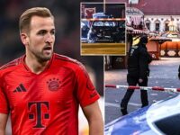 Harry Kane pays tribute to victims of the Magdeburg Christmas market tragedy as death toll of horrific attack rises to four, with hundreds more injured