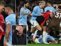 Kyle Walker is DROPPED by Pep Guardiola for Manchester City’s game against Aston Villa after captain was ridiculed for ‘cheating’ during derby defeat against Man United