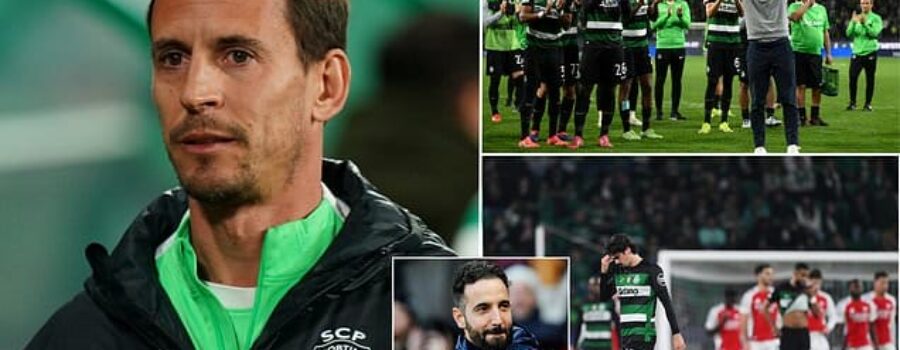 Ruben Amorim’s replacement is brutally SACKED with just six minutes left of Christmas Day, as Sporting Lisbon wield the axe after dramatic drop in form since his move to Manchester United