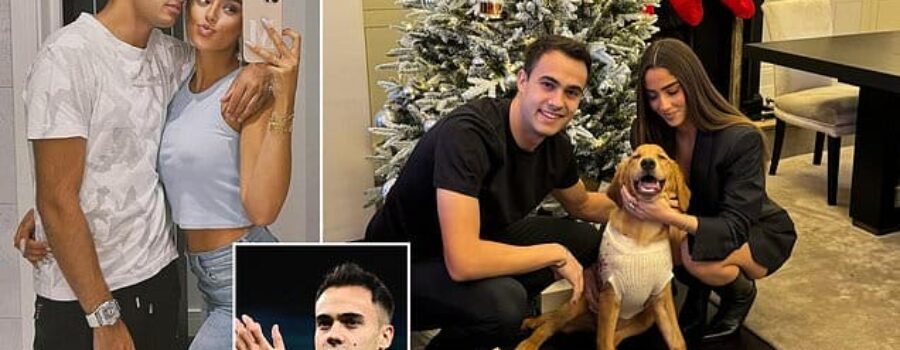 Tottenham star Sergio Reguilon deletes all of his Instagram posts with his ex-girlfriend – before posting Christmas Day pictures with his new influencer partner