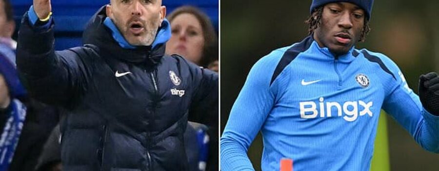 Enzo Maresca axes Noni Madueke AGAIN ahead of Chelsea’s west London derby defeat against Fulham – just weeks after dropping the star for ‘not liking the way he trained’