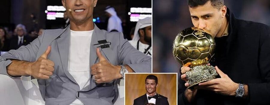 Cristiano Ronaldo labels the Ballon d’Or as ‘UNFAIR’ and that Rodri should not have won it – as five-time previous winner reveals who should have been the ‘clear’ recipient of this year’s gong