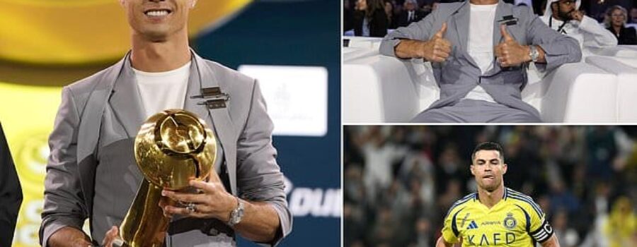 Two more for the collection, Cristiano! Ronaldo is crowned twice at the Global Soccer Awards – as Portuguese star celebrates another prolific Al-Nassr campaign