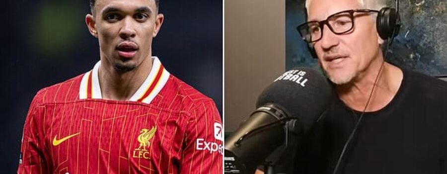 Gary Lineker urges Trent Alexander-Arnold to leave Liverpool for Real Madrid, telling the England star that he will ‘love it’ in Spain