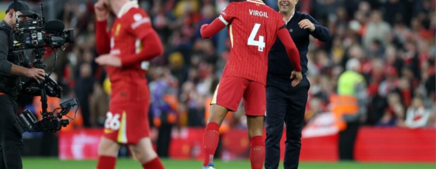 ‘Works out quite well’ – Van Dijk delighted with one change Arne Slot has instigated at Liverpool