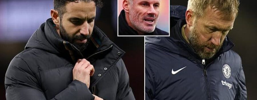 Jamie Carragher warns Ruben Amorim risks mirroring Graham Potter’s Chelsea disastrous spell – but names the key reason why the Man United boss can avoid the same fate