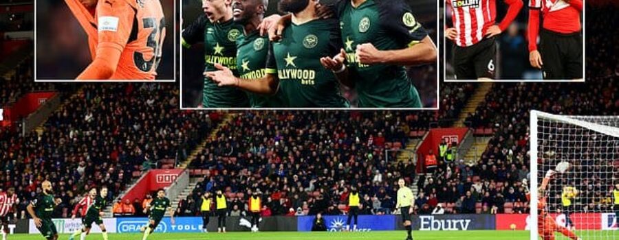 Southampton 0-5 Brentford: Bryan Mbeumo scores twice for the visitors as Bees finally secure a first away win of the season at sorry Saints