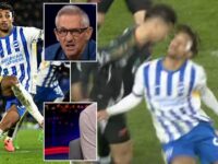 Gary Lineker and Danny Murphy give verdict on Joao Pedro’s controversial penalty against Arsenal after Brighton star’s head clash with William Saliba