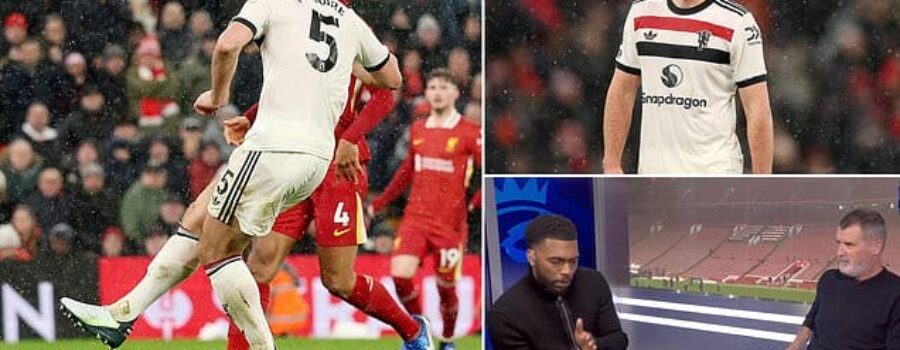 Harry Maguire misses HUGE chance to earn Man United win at Liverpool in the dying seconds – as Roy Keane and Daniel Sturridge debate whether defender is to blame or Joshua Zirkzee