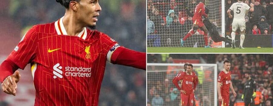 Virgil van Dijk admits ‘it could have been a lot worse’ for Liverpool if Harry Maguire converted last-minute chance in 2-2 draw with Man United