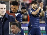 Unai Emery says it was a ‘MISTAKE’ to play Ollie Watkins and Jhon Duran together against Monaco as he questions his side’s mental strength after 1-0 defeat