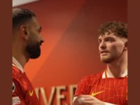 Harvey Elliott fanboys over Mo Salah with brilliant post-match interaction